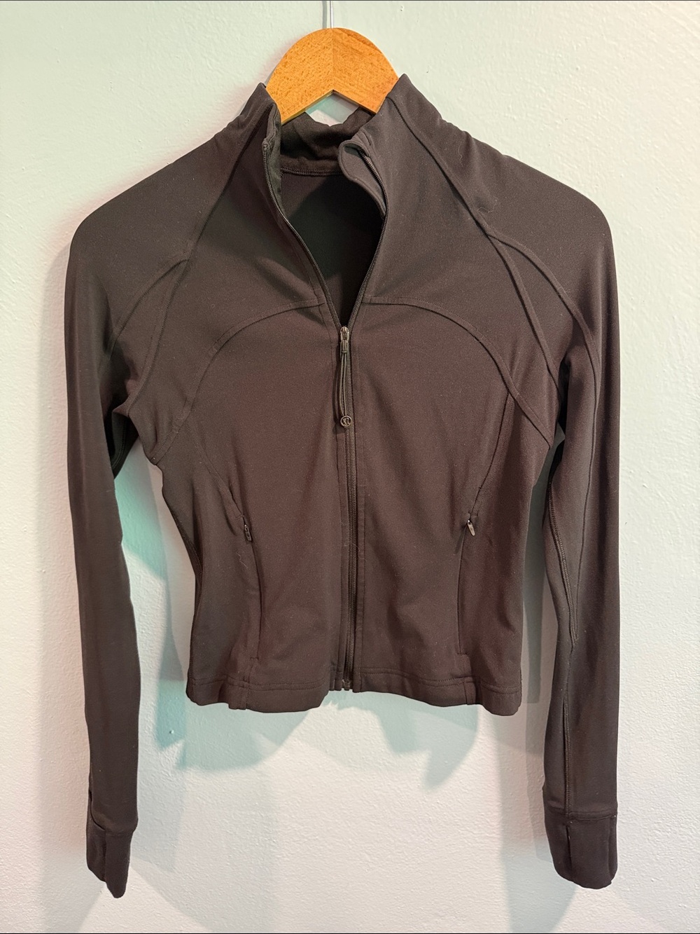 Lululemon Black Cropped Define Jacket Nulu
